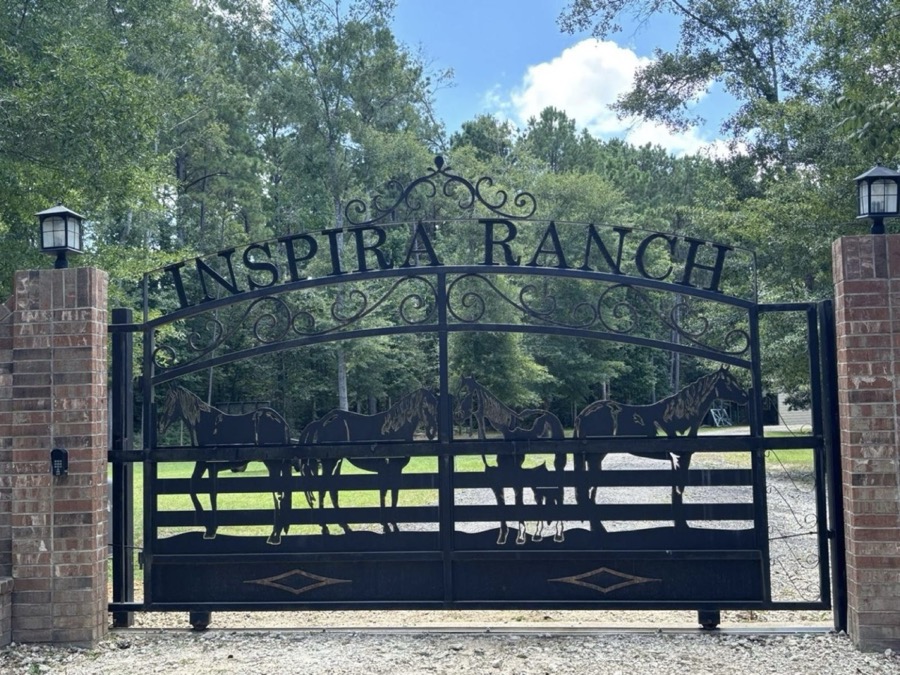 Inspira Ranch event venue in Livingston, Polk County near Lake Livingston TX — 14 private acres